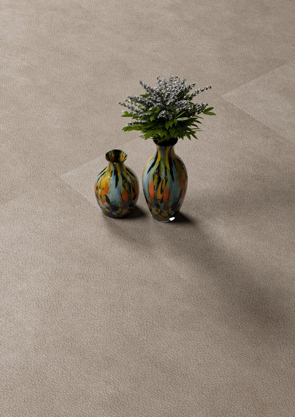 Leather Tile Interior